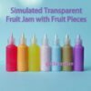Simulated Transparent Fruit Jam with Realistic Fruit Pieces Simulated Transparent Fruit Jam with Realistic Fruit Pieces