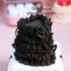 Charming Black Heart-Shaped Mini Cake Clay Kit with Ribbon Accents Charming Black Heart-Shaped Mini Cake Clay Kit with Ribbon Accents