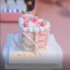 Elegant Mini Cake Kit with Strawberry Topping, Ribbon, and Pearls for Gifting Elegant Mini Cake Kit with Strawberry Topping, Ribbon, and Pearls for Gifting