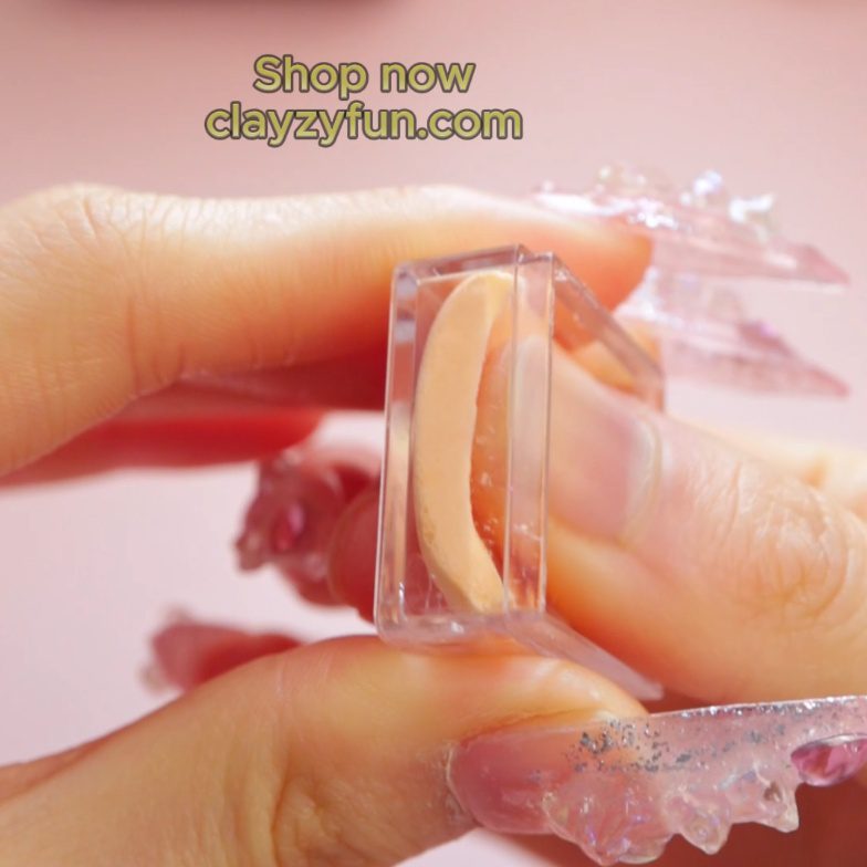 Sweet Mango-Orange Cake Clay Kit with Whipped Cream and Biscuit Accents Sweet Mango-Orange Cake Clay Kit with Whipped Cream and Biscuit Accents - Image 4