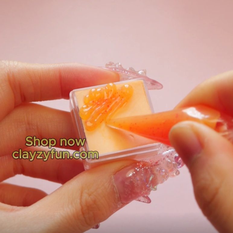 Sweet Mango-Orange Cake Clay Kit with Whipped Cream and Biscuit Accents Sweet Mango-Orange Cake Clay Kit with Whipped Cream and Biscuit Accents - Image 5