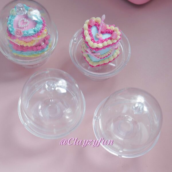 Transparent Dessert Cover – Elegant Display Case for Miniature Cakes & Pastries